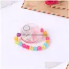 Party Favor Led Armband Light Up Bangle Flashing Acrylic Bead Glowing Wristband Kids Gift Toys Decoration Bar Concert Armband ZA2 DHFBO