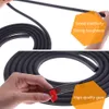 Nieuwe kleine D-autodeurafdichting Waterdichte weerstrip Auto rubberen stripafdichting Epdm-afdichting Auto rubberen deurafdichtingen voor auto