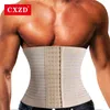 Waist Tummy Shaper Men Slimming Body Shaper Waist Trainer Trimmer Belt Corset For Abdomen Belly Shapers Tummy Control Fitness Compression Shapewear 231124