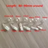 10mm 14mm 18mm açık nargile kalın pyrex cam yağ brülör su borusu cam bong dab teçhizat kasesi için erkek eklem