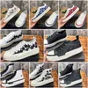 Luxury Glitter Stars Court Sneakers basse firmate AM Uomo stella a cinque punte Bone High Shoes pelle di vitello pettinata moda Electric Show Fanbu Canvas Scarpe casual Taglia 39-45