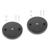 Pendant Lamps Ceiling Plate Chandelier Mounting DIY Light Kit Cover Canopy Black Fixtures