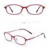 Sunglasses Small Round Frame Lady Reading Glasses Anti-Blue Finished Anti-Fatigue HD