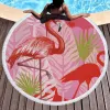 Runde Strandtuchdecke Hawaii Hawaiian Circular Large Terry Beach Roundie Circle Picknickteppich Yogamatte mit Fransen Mandala ZZ