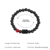 Strand personnalité douze Constellations Bracelet de perles pour femmes hommes pierre ronde naturelle perles classiques corde élastique bijoux de mode