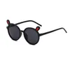 Enfants lunettes de soleil dessin animé ours oreilles lunettes de soleil Designer mode rue lunettes crème solaire été fête ronde cadre mignon soleil plage voyage lunettes lunettes BC615