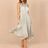 Casual Dresses Women Sleeveless Summer 2023 Long Sleeve Dress T Shirt Midi For Below Knees