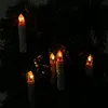 10pc led vela luz com clipes festa em casa casamento decoração da árvore de natal controle remoto sem chama sem fio velas de natal luz y3111