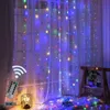 Strings Indoor LED Vorhang Licht USB Powered Fairy String Lights 8 Modi Fernbedienung für Outdoor Weihnachtsfeier Hochzeit Garten DecorLED