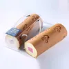 Geschirr-Sets 20-teilige Qualität PET Swiss Roll Box Transparenz gebrochen Geburtstagstorte Verpackungswerkzeuge Einweg-Handtragetasche zum Mitnehmen