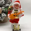 Suprimentos de brinquedos de Natal Decorações de Natal para casa Feliz Natal e Ano Brinquedos infantis Presentes Bonecos de pelúcia Papai Noel elétrico que pode andar de skate 231124