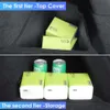 Update New Car Trunk Side Storage Box for Tesla Model Y 2018-23 Hollow Cover Organizer Flocking Mat Partition Board Stowing Tidying