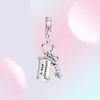 New Arrival 100 925 Sterling Silver Key Door Knob Dangle Charm Fit Original European Charm Bracelet Fashion Jewelry Accessories9510967