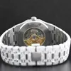 Armbandsur Hip Hop Diamond Watch Round Cut All Size Anpassa VVS1 Handmased Diamond Watch för Mens Diamond Watch259i