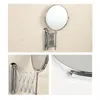 Miroirs 6 pouces 3X grossissant miroir mural rond double face rétractable salle de bain pivotant à 360 degrés Makeup301I