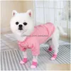 Vêtements pour chiens Vêtements pour chiens Chaussettes Protecteur pour chiens avec motif de dessin animé pour livraison en plein air Accueil Jardin Fournitures pour animaux de compagnie Fournitures pour chiens Dhxjf