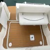 Compatible avec 2000 Bayliner 2855 Swim Platform Cockpit Boat eva mousse de pont en teck pont de sol