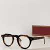 Nya modedesign Optiska glasögon M12 Rundform Cat Eye Frame i acetat Enkel och avantgarde-stil avancerad glasögon med låda kan göra receptbelagda linser