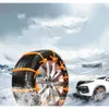 新しい車のタイヤチェーン冬の自動雪チェーンアンチスキータイヤタイヤユニバーサルラバーナイロンタイヤチェーン雪氷泥道のためのスリップアンチスリップ