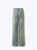 Jeans da donna Hickory-Jeans online Fabbrica fatta in casa Stile retrò americano Processo di lavaggio Nostalgico Colore sporco Design A vita alta Skinny