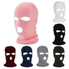 Racing Sets Ski Mask 3 Holes Cycling Outdoor Riding Adult Warmth Windproof Bicycle Comfortable Sports Skiing Masks Equipment