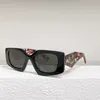 Fashion Pradd cool sunglasses designer P family irregular plate small frame ins fashion versatile trendsetter UV proof street shot 15y
