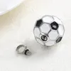 Keychains 316L Stainless Steel Cremation Jewelry Soccer Ball Key Chain For Ashes Football Urn Keychain Ash Holder Keepsake Gift Men