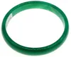 Certifierad äkta Asia Green Natural Agate Jade Bangle Armband Innerstorlek 67mm