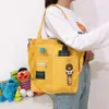 Abendtaschen Canvas Bag Female Messenger Student Nachhilfeklasse Handtasche Tragebuch Japanische Kunst