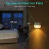 Nattlampor rörelse sensor stick-on lätt batteridriven garderob för toalett badrum sovrum hall trappa lampa