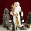 Christmas Toy Supplies Christmas Santa Claus Electric Dolls Toy Decoration with Music Dance Birthday Gift for Kids Year Navidad Home Ornaments 231124