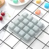 50pcs alimentos grau 16 cavidade barra de silicone gelo bandeja mini cubos de gelo pequeno molde de molde de molde de molde de gelo cozinha