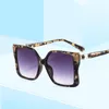 Okulary przeciwsłoneczne modne akcesoria Square Butterfly duże płaskie szklanki luksusowe anty-ultrafiolet uv400 swobodny dla dorosłych