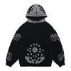 Men's Hoodies Fashion Hi Street Bandana Thick Warm Paisley Sweatshirt For Male Streetwear Oversized Hip Hop Hooded Pullover Tops