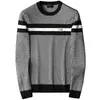 Pull pour hommes mode col rond coupe ajustée bas pull nouveaux tricots