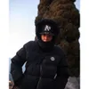 куртка-трапстар пальто мужские куртки пуховик дизайнерская куртка зимняя мода Trapstar черное хлопковое пальто утолщенная съемная шапка спортивные универсальные