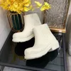 New Arrival Women's Short Rain Boots Round Toe Flat Platform Rubber Shoes Anti-water Boots Lux Shoes Botas Mujer