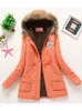 Kvinnor Down Parkas Winter Coat Women Watermelon Red S3xl Lägg till lammpäls tjocka bomullsrockar 2023 Spring Hooded Drawstring Jackets Feminina 231123