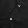 Erkek Elbise Gömlek Tasarımcısı Sıradan Uzun Kollu Üst Kollu Sol Marka Marka Polos Moda Oxford Sosyal Varış Nakış Çok VGZ9