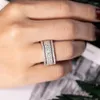 Cluster Rings Original Design 925 Sterling Silver Wedding Band Eternity Ring for Women Solid Engagement Jubileum Fashion Jewelry