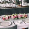 花瓶透明アクリル花瓶長方形花センターピースダイニングテーブルフラワーアレンジメント結婚式装飾植木鉢ギフト 230422