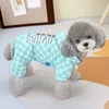 Vêtements pour chiens Chaopai Pet Schnauzer Fadou Teddy Moyen et Petit à quatre pattes Jacquard Coupe-vent Automne Manteau d'hiver