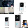 Doorbells M10 2.4G Wireless Wifi Smart Doorbell Camera Video Remote Door Bell Ring Intercom Cctv Chime Phone App Home Security Drop De Dhus2