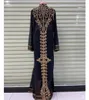 エスニック衣料スタイルアフリカン女性SマキシドレスDashiki Kaftan Gownファッションスパンコンイスラム教徒オープンアバヤドバイイブニングドレス230424