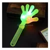 Inne imprezy imprezowe zapasy LED LED UP Hand Clapper Bar Nowator Flashing Slapper Kids Electronic Wholesale Sn5310 Dhop9