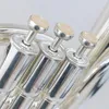 tenor horn in eb best quality Eb alto horn copy famous brand silver plated saxhorn