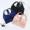 BRAS SUCKSKAPTICK QUICKT TORR SPORTS BH KVINNER POLLED SALLA YOGA PUSH UP Gym Running Seamless Workout Fitness Top 231124