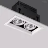 Plafondlampen 10W 20W 30W Grille Cob Dimable Warm / Natural / Cold White AC 85-265V verzonken Downlight Led Lamp Spot Light