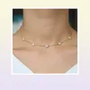 Trendy sweet stars chocker necklaces thin chain link dainty stars boho women collar jewelry 925 silver lady collier femme 8015368