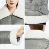 Women's Down Parkas MIEGOFCE 2023 Winter Collection Comfortable Shearling Coat Long Sleeve Faux Fur Stitching Quilted Jacket Warm Women Parka D23797 231123